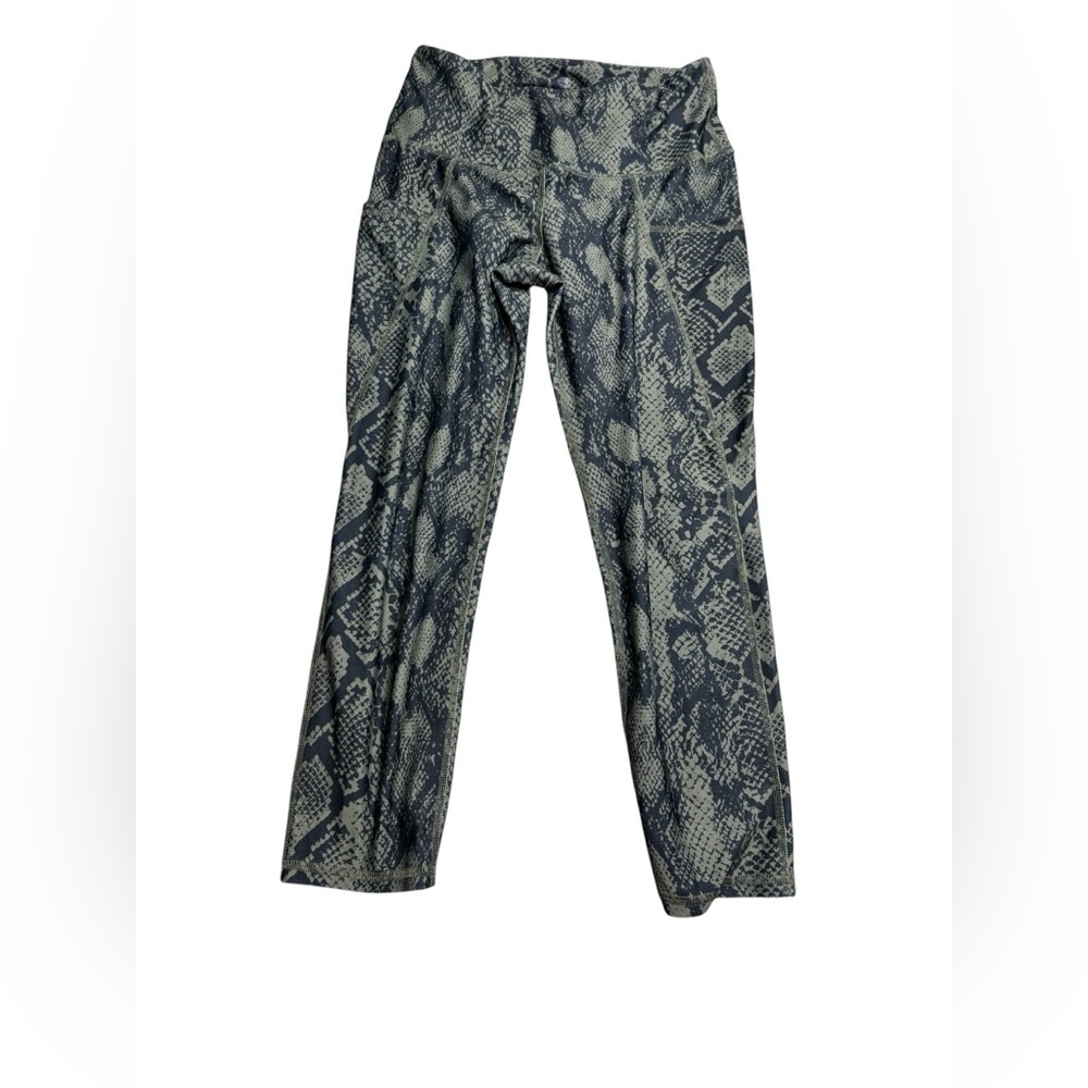 🐍 NOLI ACTIVE Snakeskin‎ High Rise Leggings Sz M 🐍